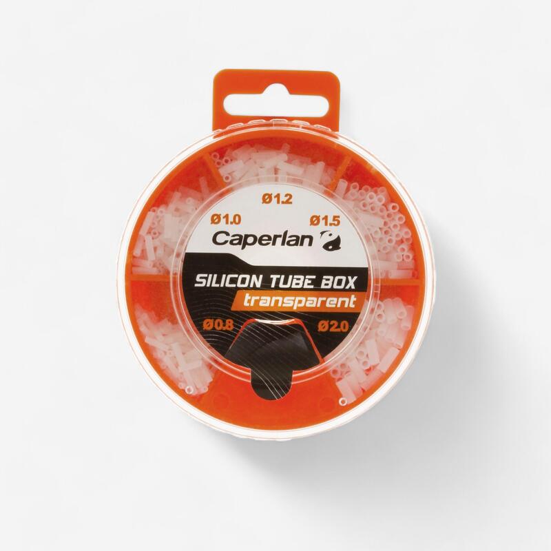 KIT PÊCHE AU COUP SILICONE TUBE BOX TRANSPARENT