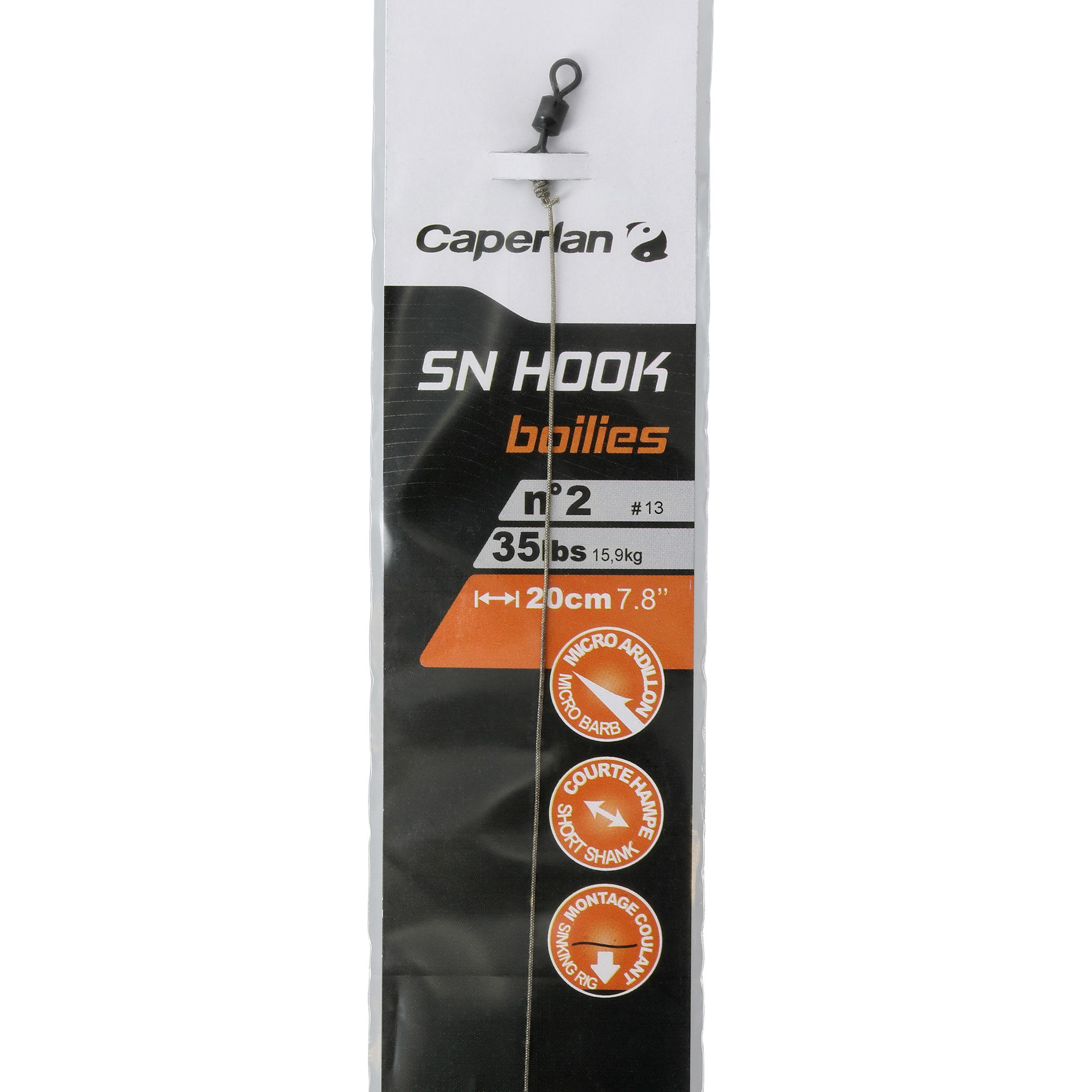 SN HOOK BOILIES CARP FISHING HAIR RIG 4/6