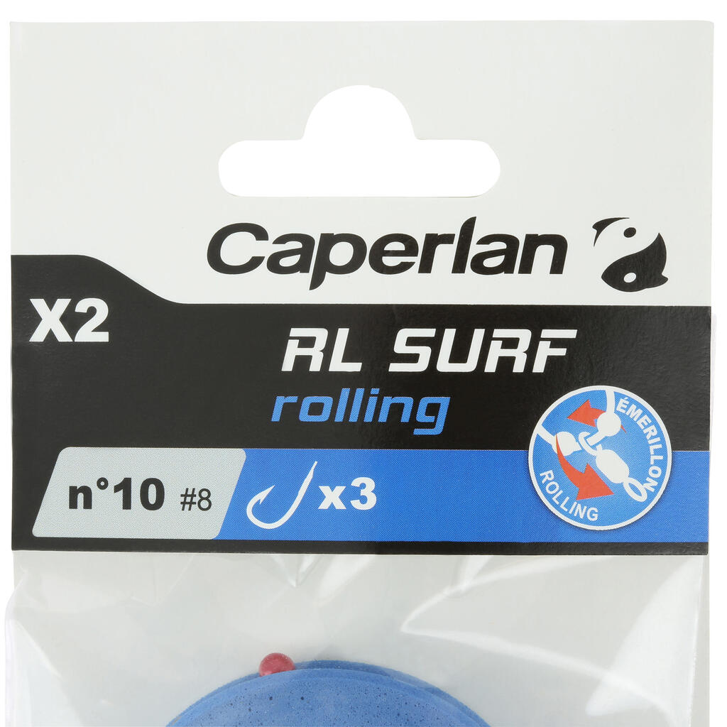 RL SURF-1 3xH10 x2 surfcasting leader