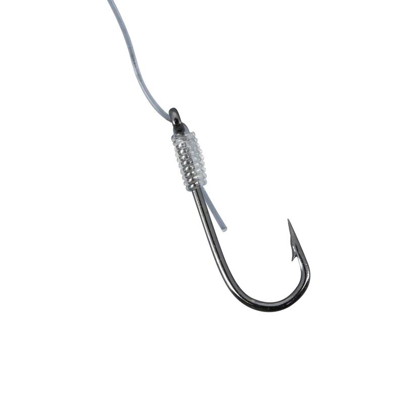 Bas de ligne de pêche en surfcasting RL SURF-1 3xH10 x2