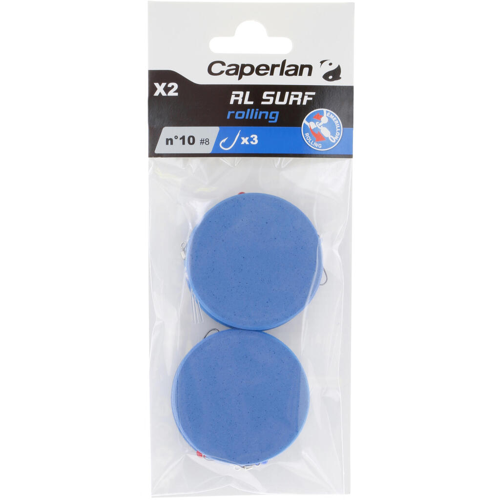 RL SURF-1 3xH10 x2 surfcasting leader