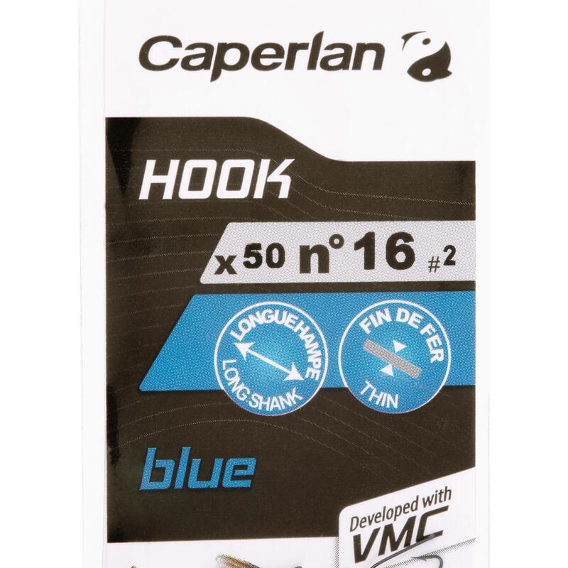 ANZUELO SIMPLE AZUL / BLUE CAPERLAN PARA LA PESCA AL COUP