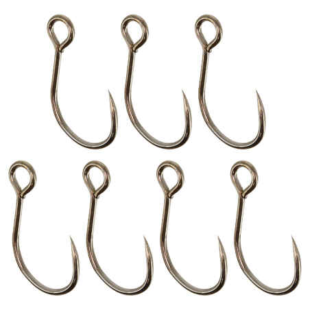 SINGLE FISHING HOOK SINGLE BARBLESS - Decathlon