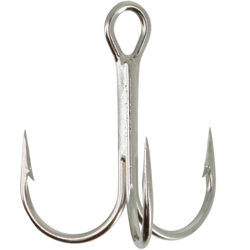 Fishing Hook Treble Nickel