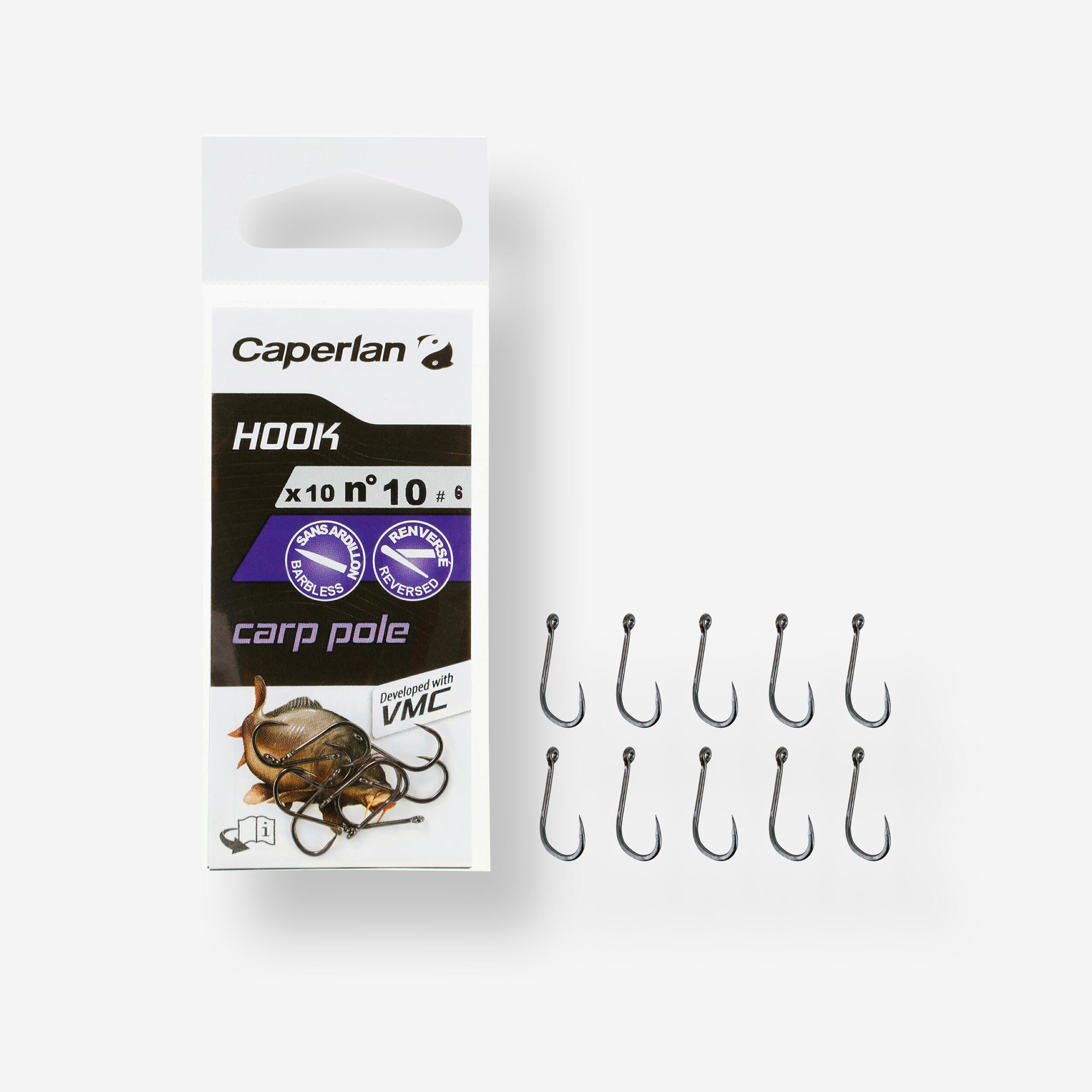 CAPERLAN CARP POLE HOOK for still fishing for carp