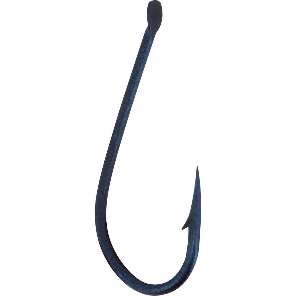 SINGLE FISHING HOOK BLUE REVERSED HOOK 