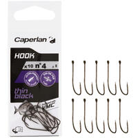 Hameçon simple pêche en mer HOOK THIN BLACK