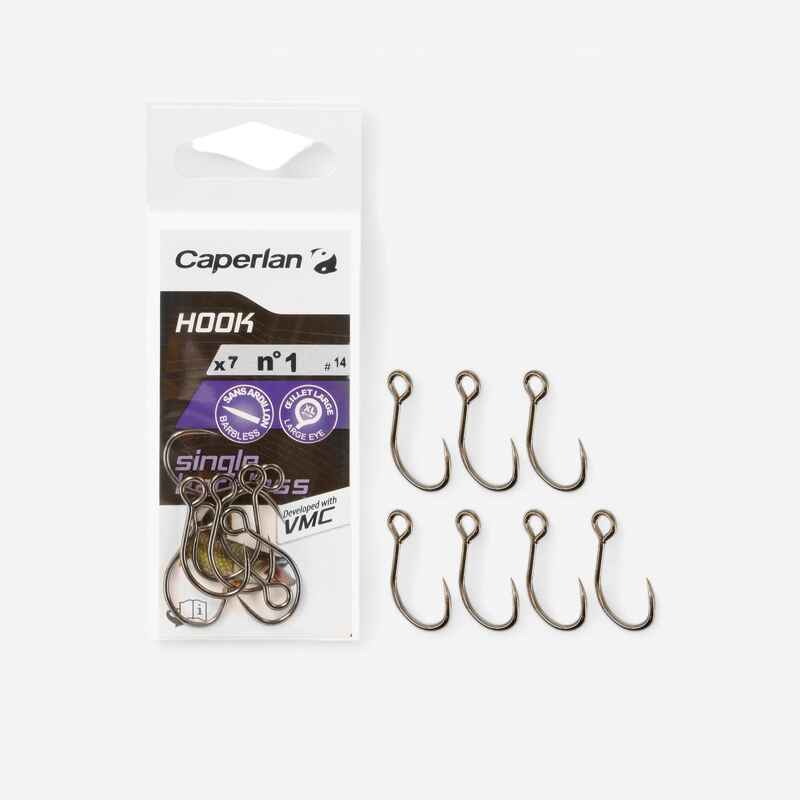 Angelhaken Hook Single Barbeless Einfachhaken