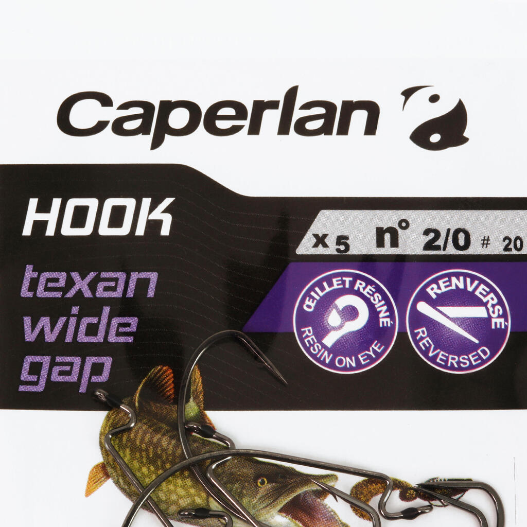 UDICA HOOK TEXAN WIDE GAP 2/0