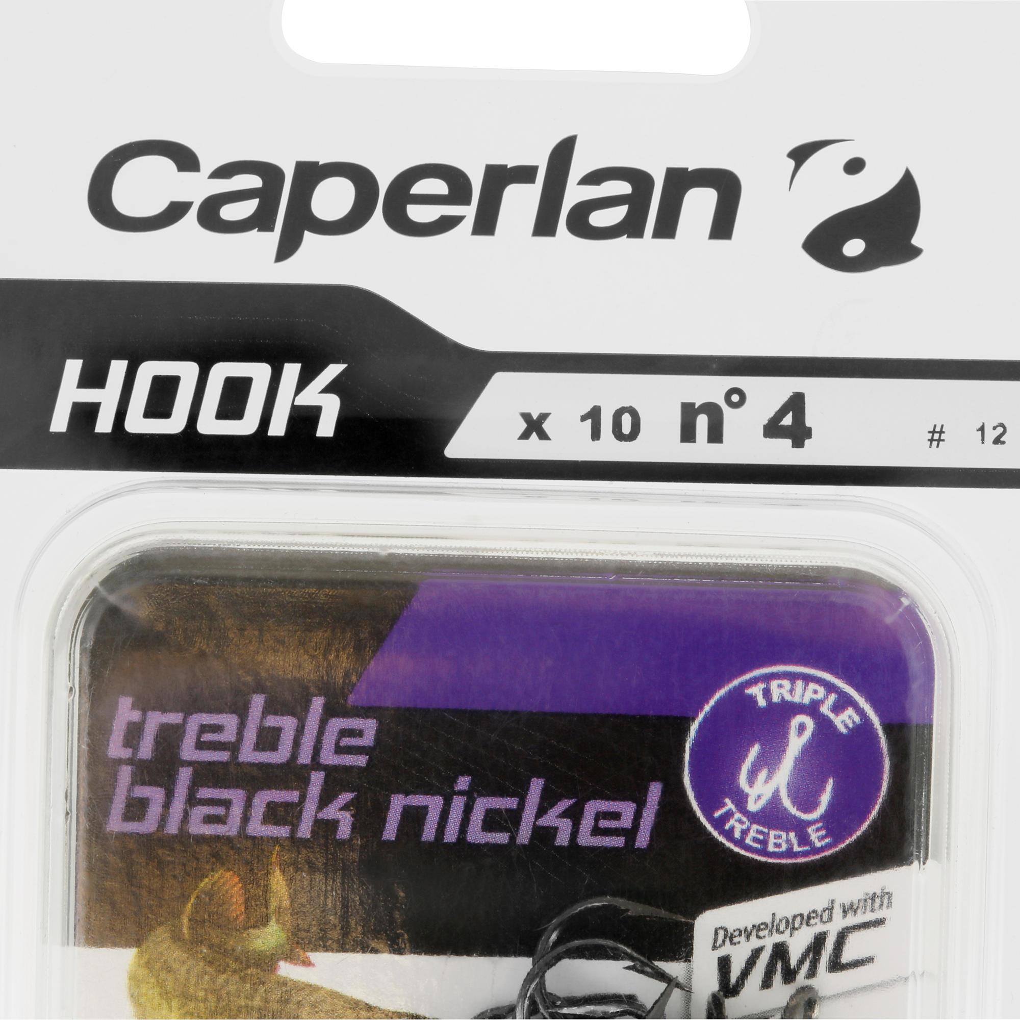 TRIPLE HOOK FISHING HOOK TRIPLE BLACK NICKEL