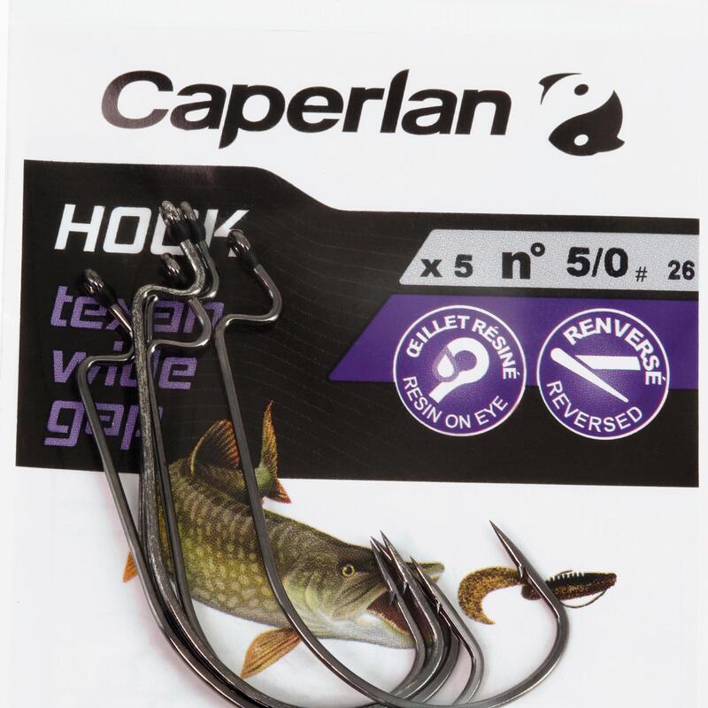 ANZUELO TEJANO PESCA HOOK TEXAN WIDE GAP 5/0