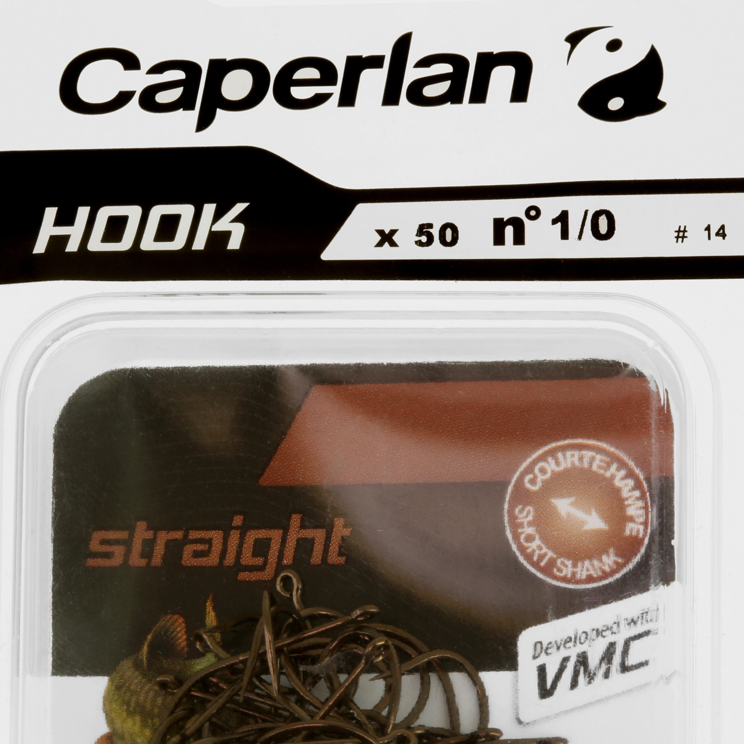 CAPERLAN Rybársky jednoduchý háčik Hook Staright 4 · záber 6