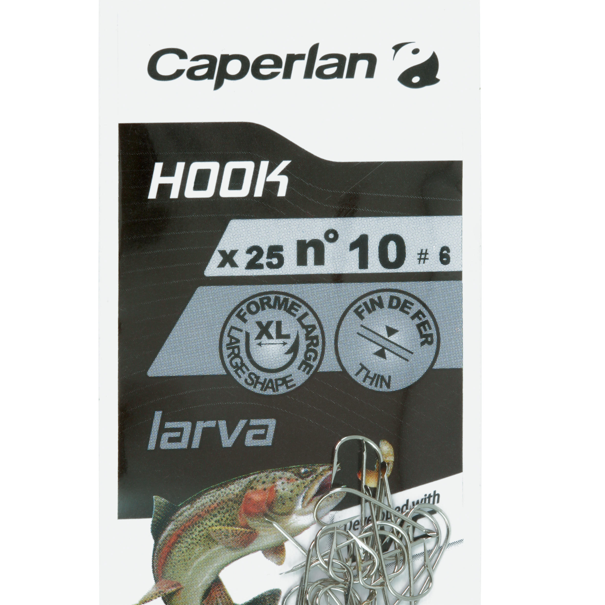 Caperlan Special Trout Fishing Worm Hook