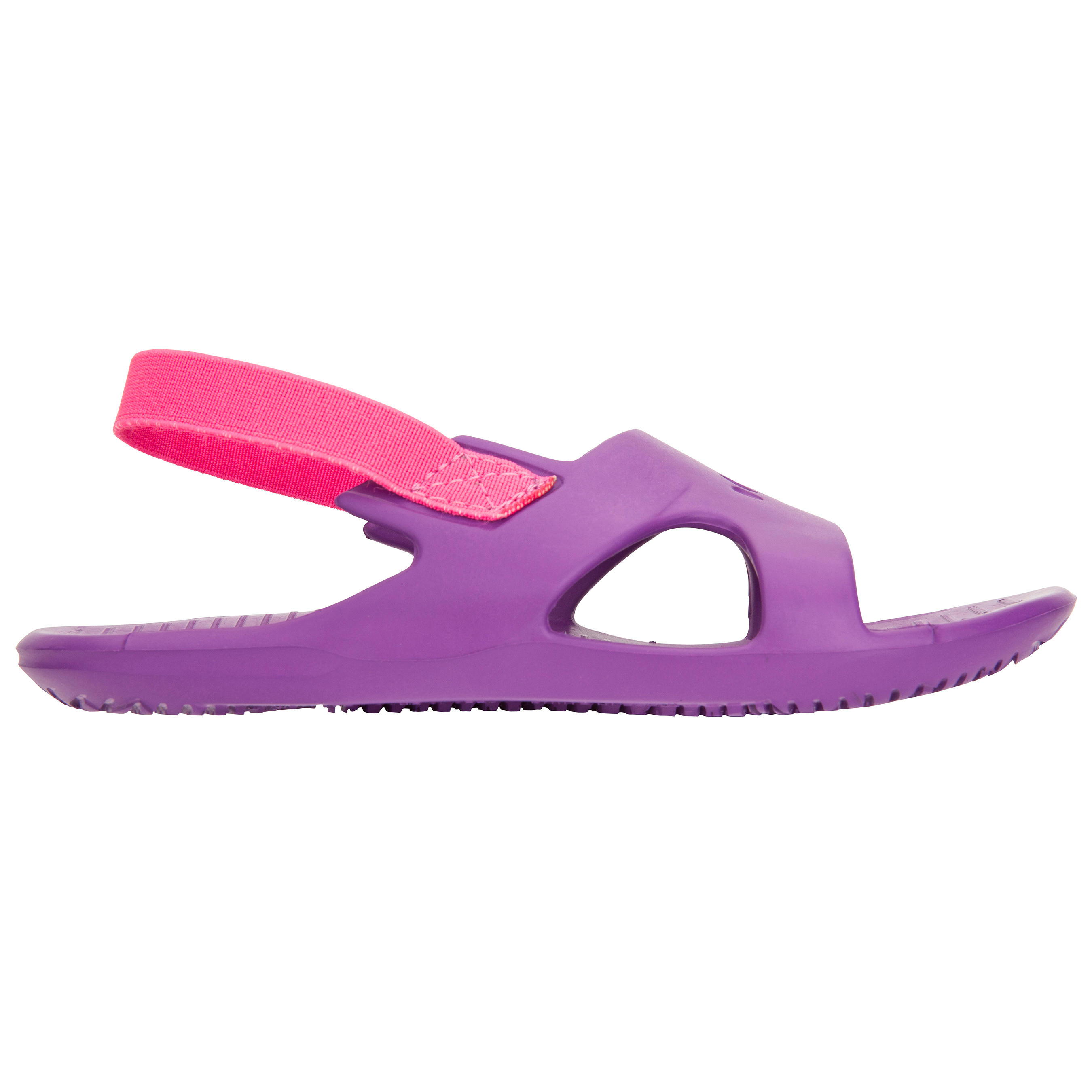 Kids' Pool Sandal SLAP 100 BASIC - Purple Pink 10/10