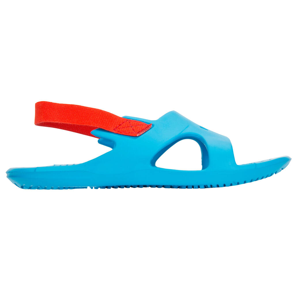 Kids' Pool Sandal SLAP 100 BASIC - Blue/Green