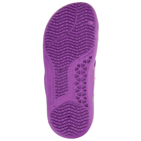 Kids' Pool Sandal SLAP 100 BASIC - Purple Pink