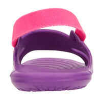 Kids' Pool Sandal SLAP 100 BASIC - Purple Pink