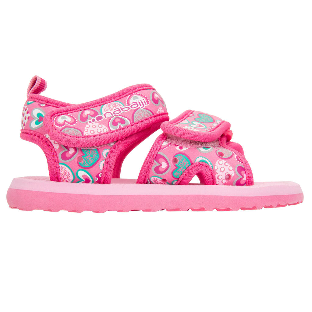 Badesandalen Baby/Kinder - koralle 