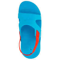 Kids' Pool Sandal SLAP 100 BASIC- Blue Red