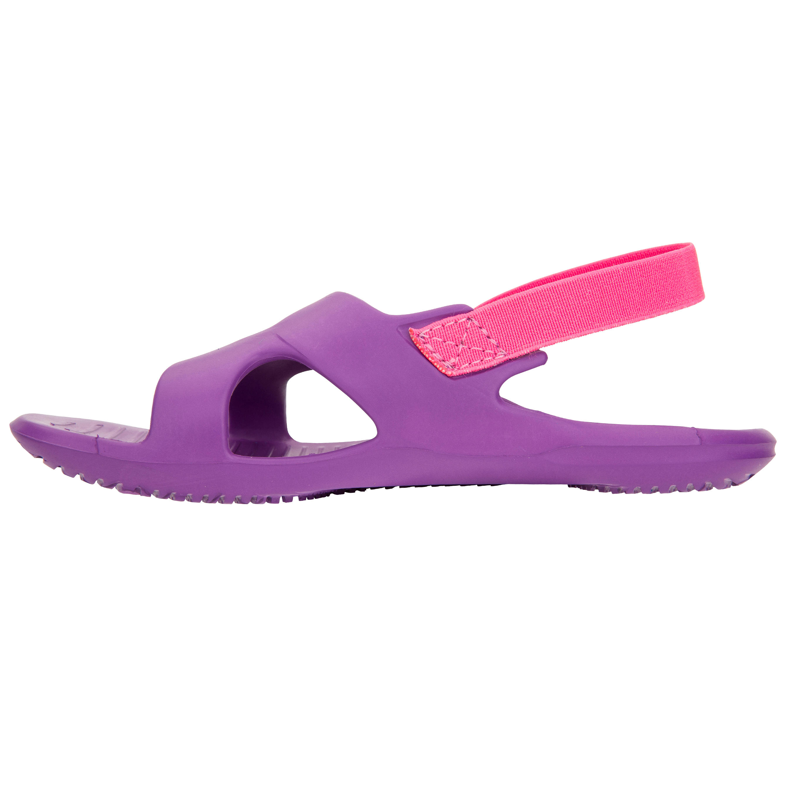 Kids' Pool Sandal SLAP 100 BASIC - Purple Pink 5/10