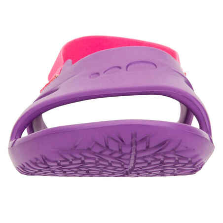 Kids' Pool Sandal SLAP 100 BASIC - Purple Pink