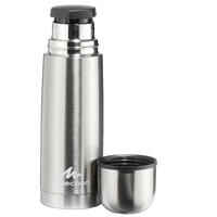 Stainless steel 0.7 L insulated bottle with cup for hiking - metal