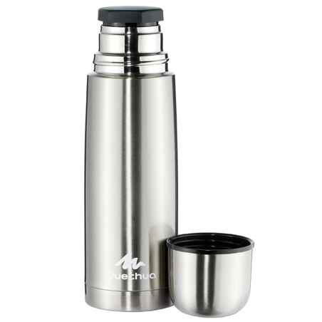 Stainless steel isothermal flask 0.7 L for hiking - metal