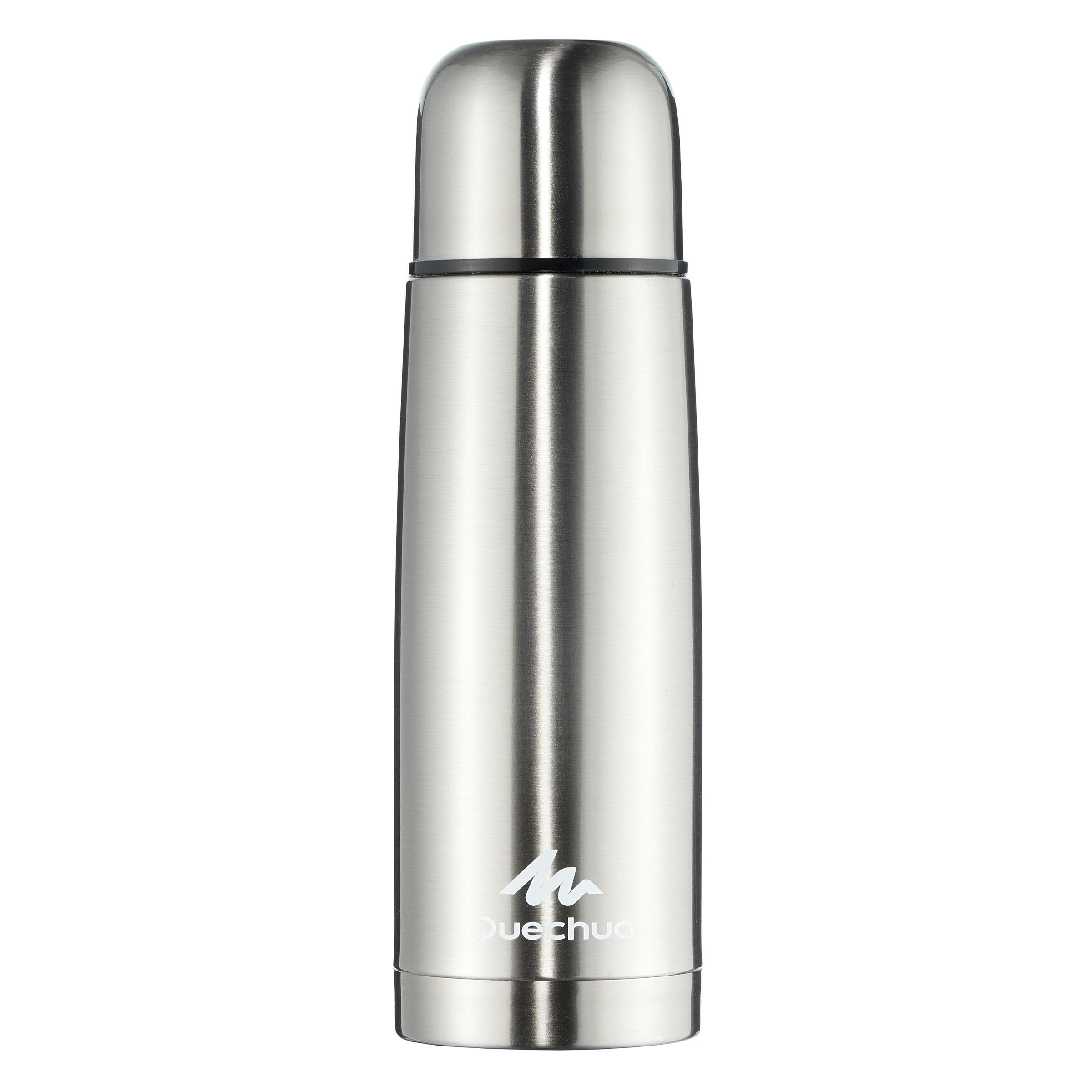 QUECHUA Stainless steel isothermal flask 0.7 L for hiking - metal