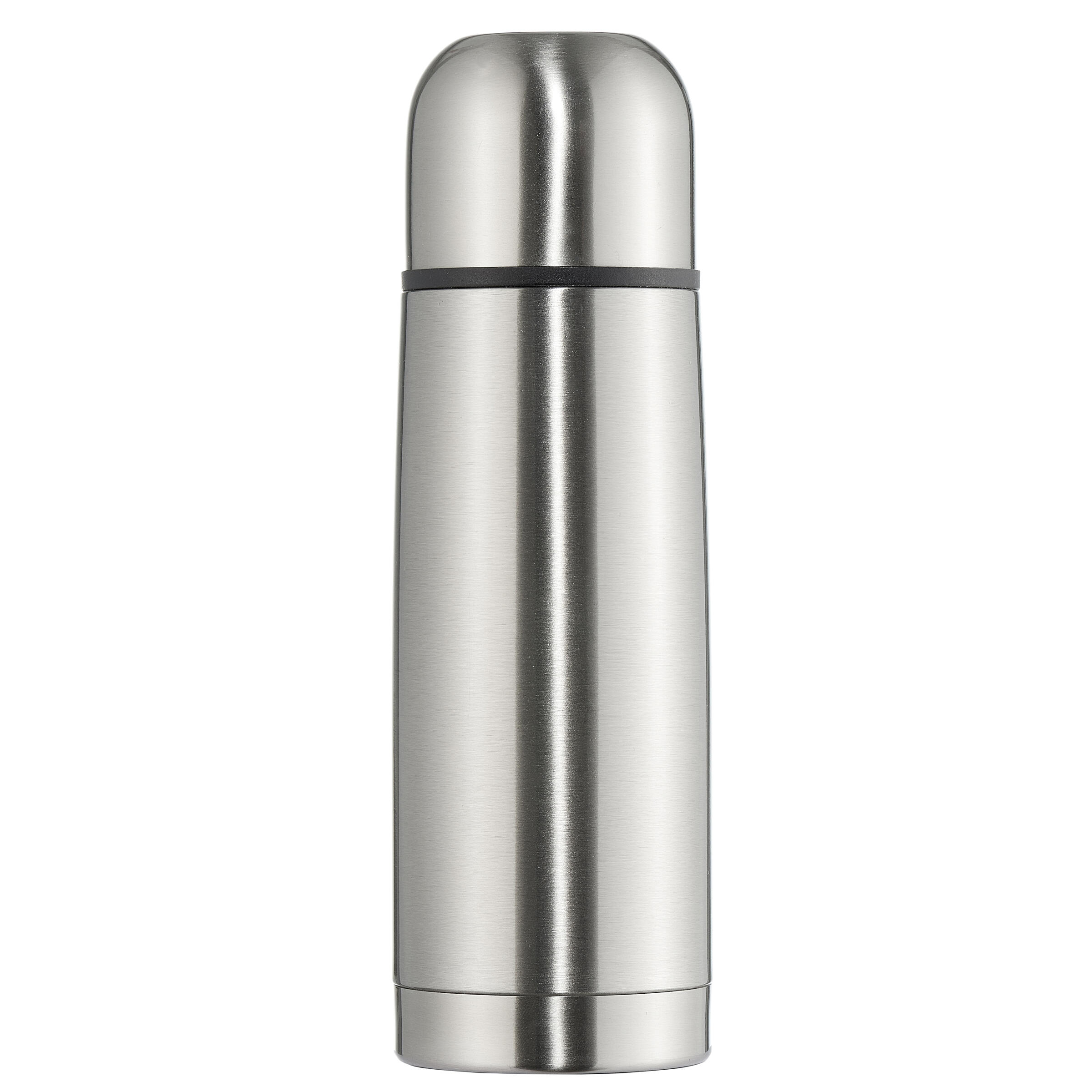 Stainless steel 0.7 L insulated bottle with cup for hiking - metal 2/10