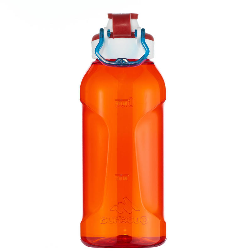ขวดน้ำพลาสติก (Tritan) เปิดง่ายสำหรับเดินป่ารุ่น 500 ขนาด 0.5 ลิตร (สีแดง)