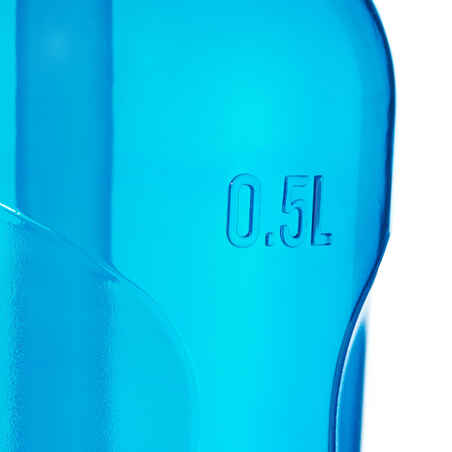 Quick-Open, Plastic (Tritan) 500 Hiking Flask - 0.5 Litre, Blue