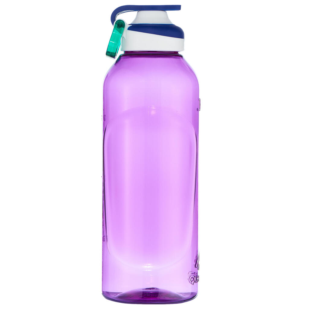 Gourde randonnée 500 bouchon ouverture rapide 0,8 litre plastique Tritan violet