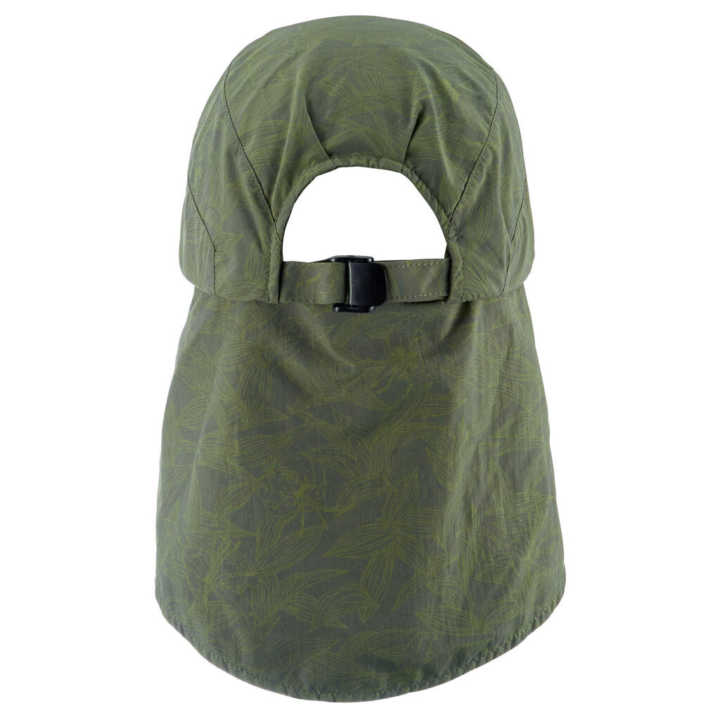 Schirmmütze Cap Desert 500 UV-Schutz Damen kaki