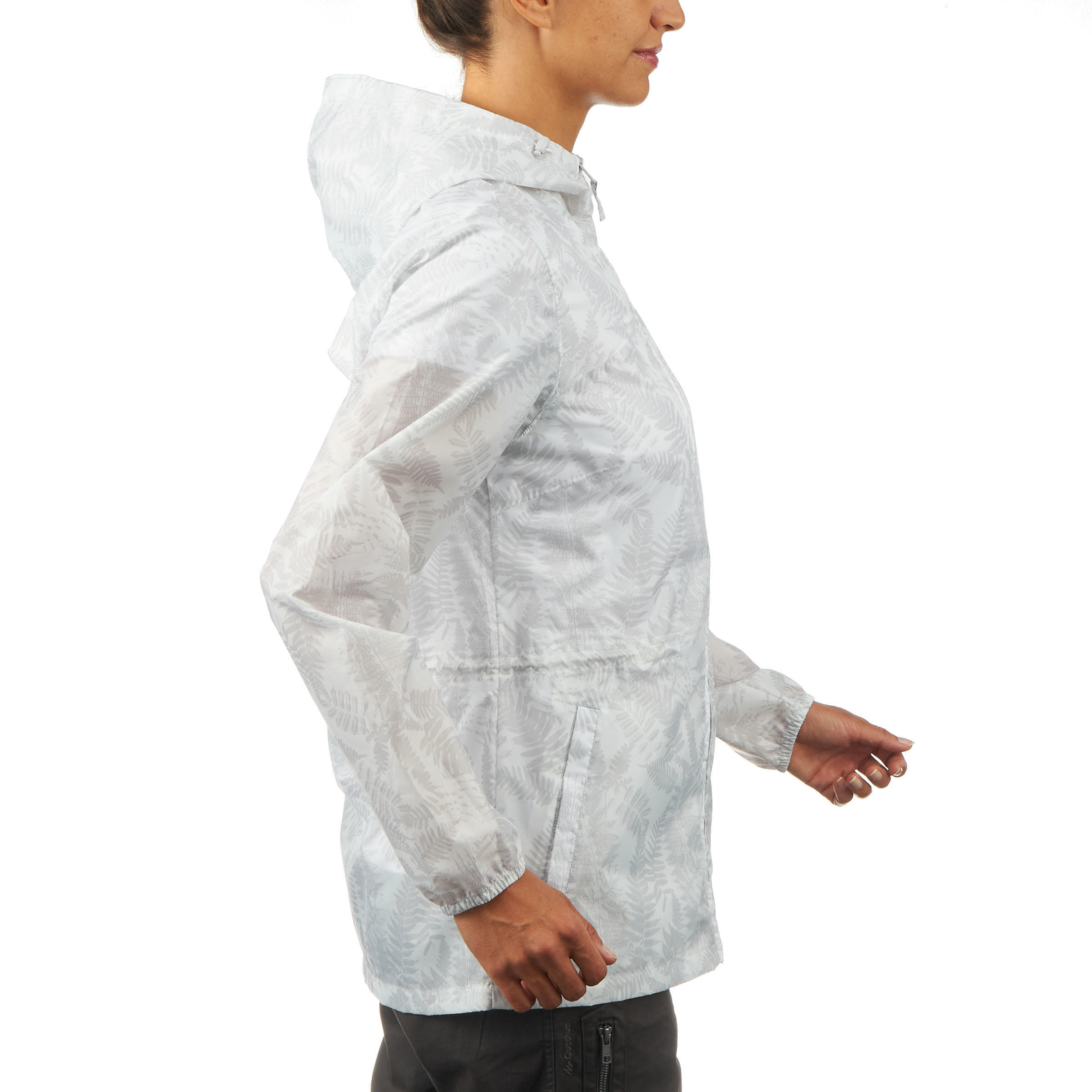 Women's Windproof and Water-repellent Hiking Jacket - Raincut Full Zip 7/12