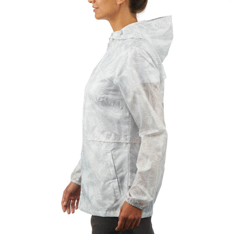 Women's Windproof and Water-repellent Hiking Jacket - Raincut Full Zip