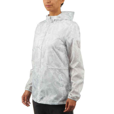Γυναικείο αντιανεμικό και υδατοαπωθητικό μπουφάν πεζοπορίας Raincut με φερμουάρ