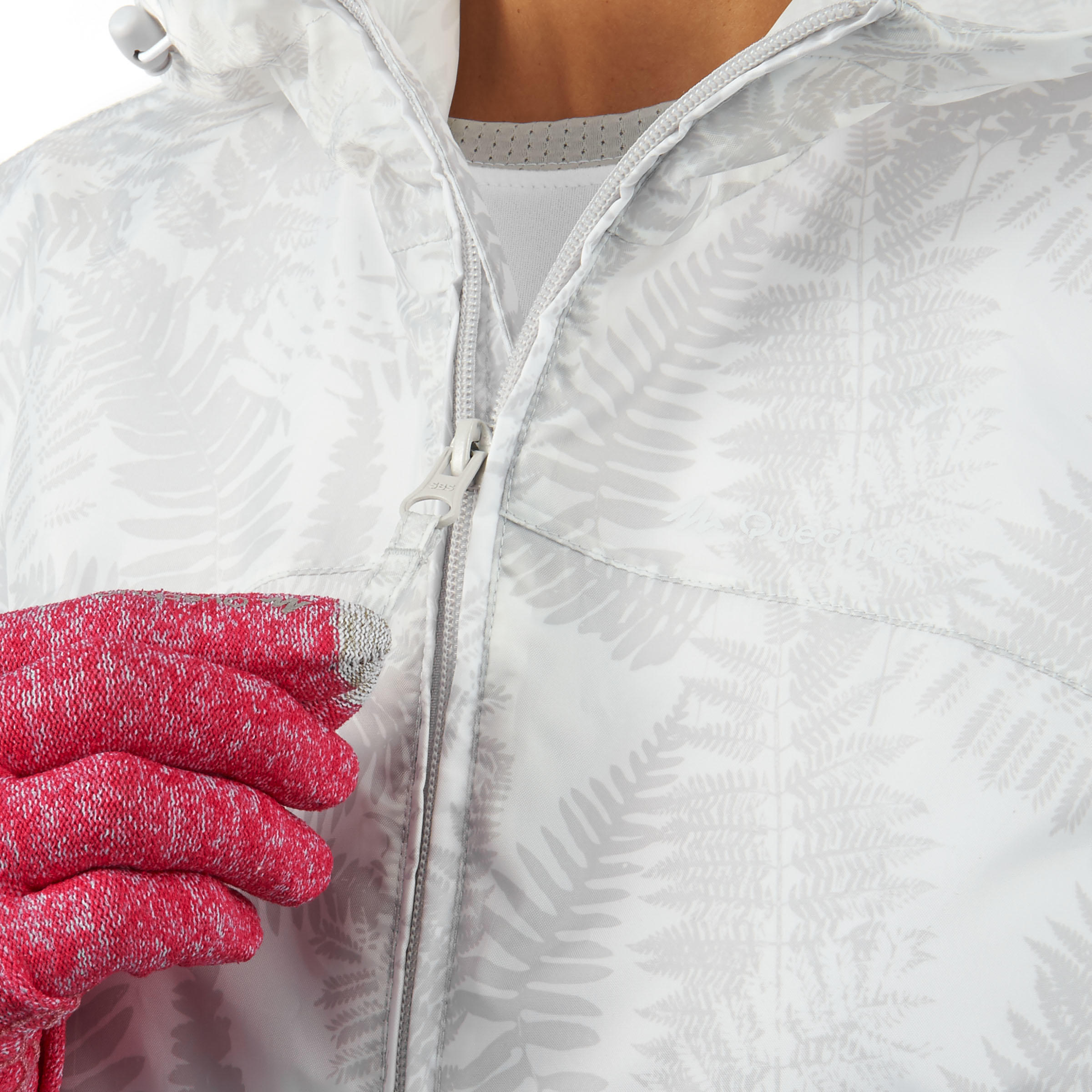 Women's Windproof and Water-repellent Hiking Jacket - Raincut Full Zip 11/12