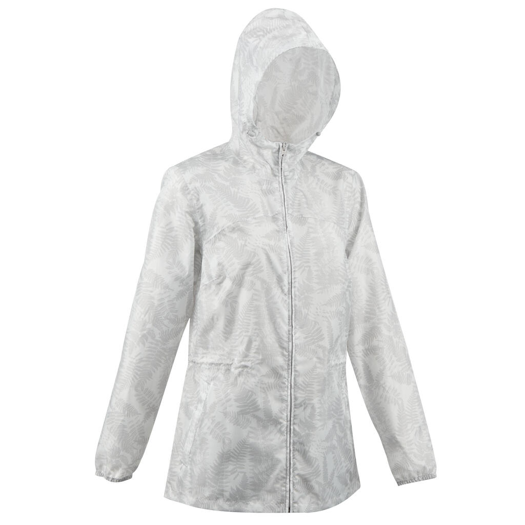 Regenjacke Damen winddicht wasserabweisend Wandern - Raincut Full Zip 