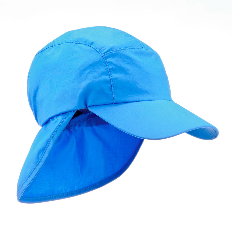 Hike 500 Children's Hiking Cap– Blue - Decathlon