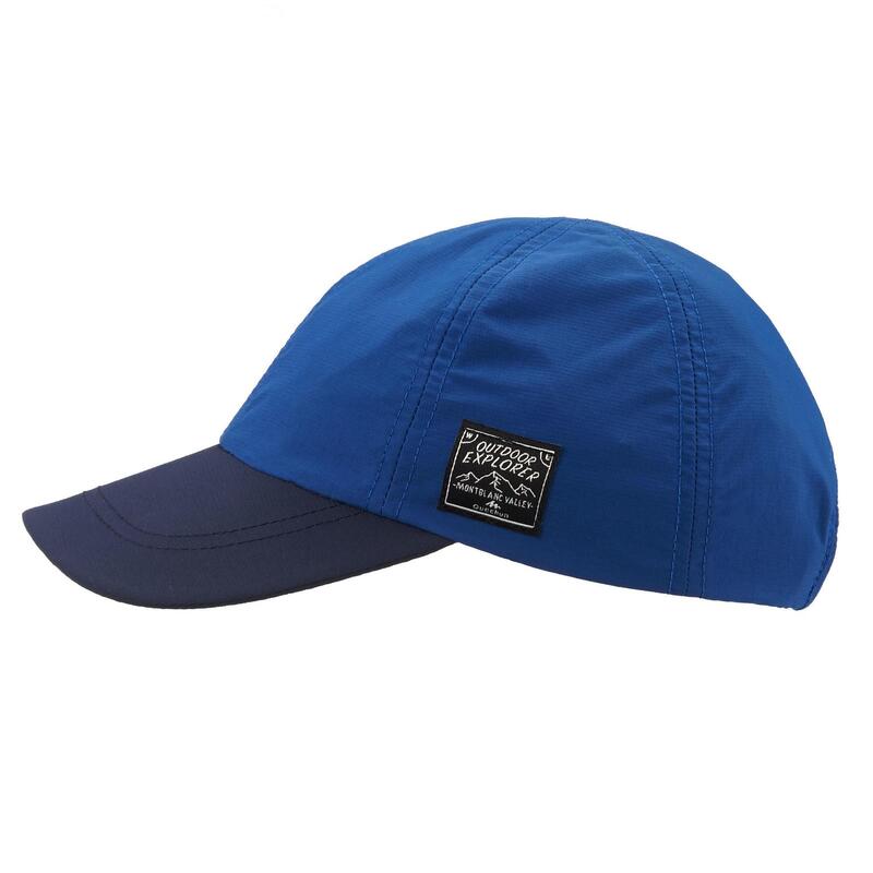 Casquette de randonnée enfant MH100 bleu 7-15 ans