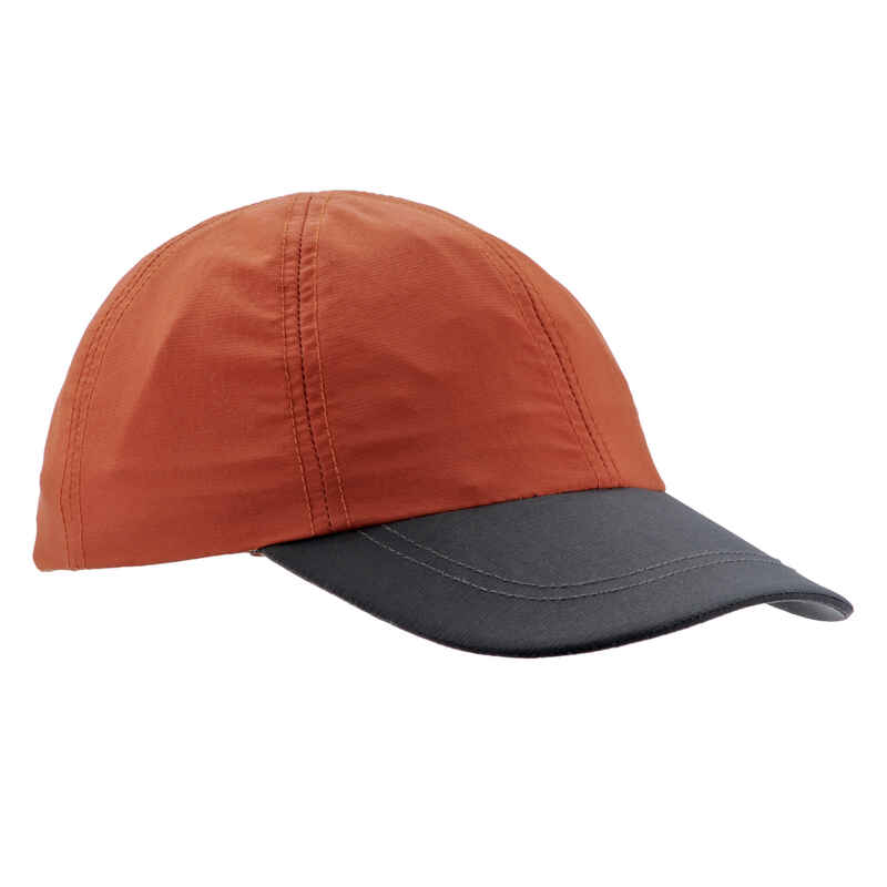 قبعة أولاد للتسلق Hike 100 – أحمر/ رمادي.