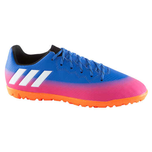 
      Messi 17.3 TF Kids' Football Boots - Blue/Pink
  