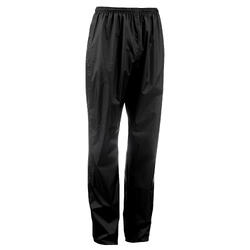 Mens Rain Pants NH500 Hiking Over-trousers - Black