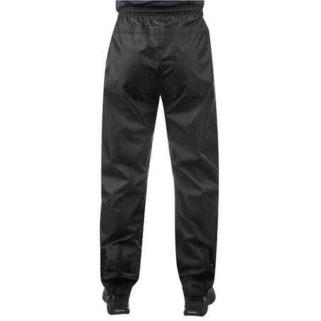 Men's waterproof overtrousers NH500 - Black