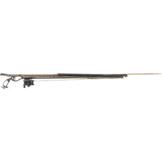 
      Cherokee camouflaged spearfishing speargun with reel (open muzzle)
  