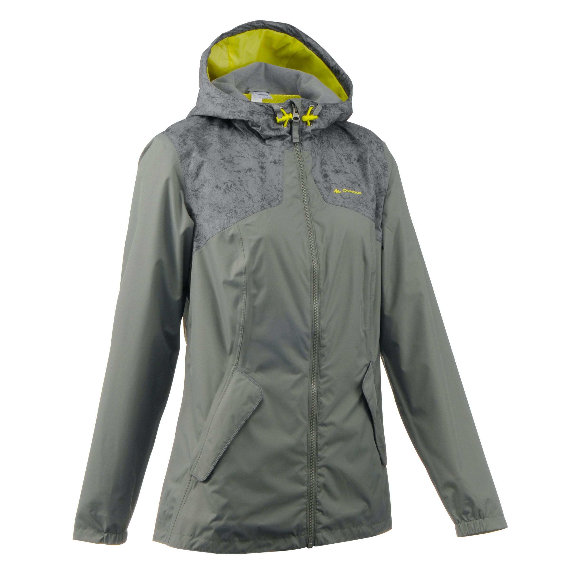 NH100 Women s Hiking Waterproof Jacket Khaki