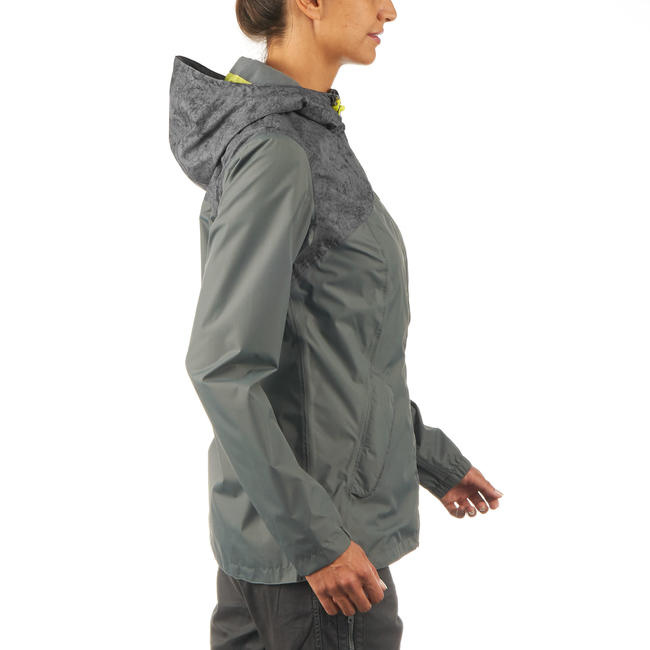 Raincoat for WomenHiking Waterproof Rain Jacket NH100Decathlon.in