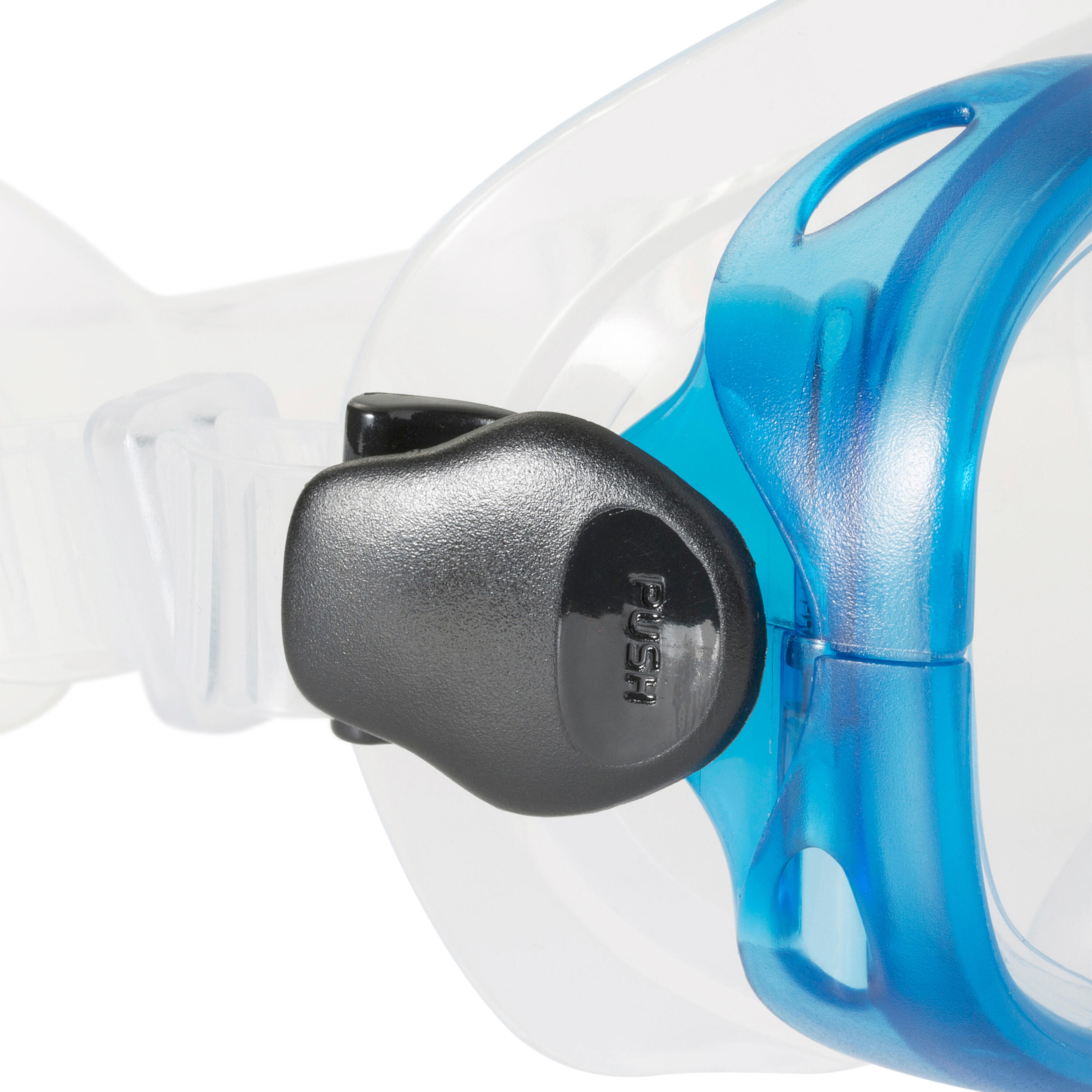 100 Adult Diving or Snorkelling Mask - Blue 9/11