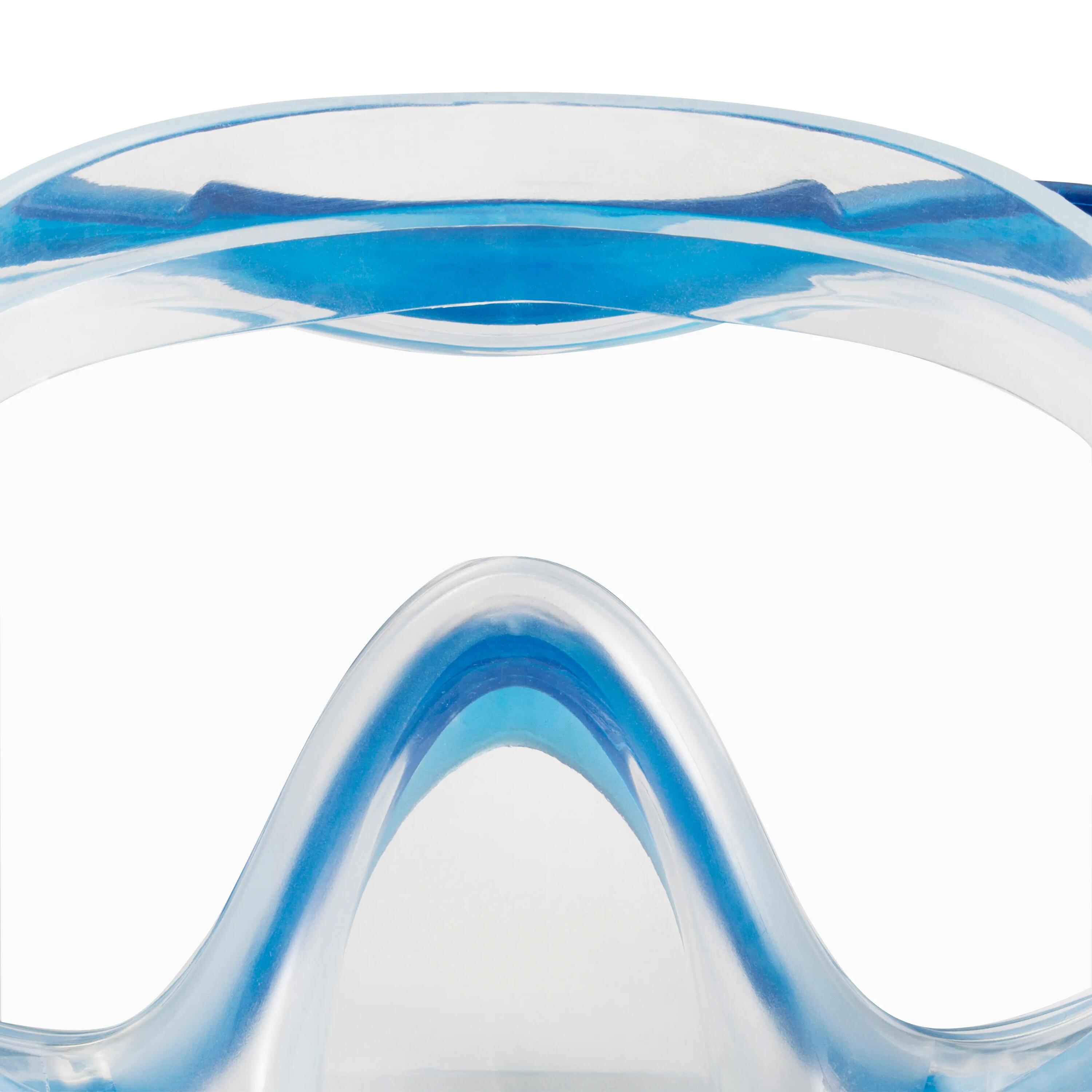 100 Adult Diving or Snorkelling Mask - Blue 10/11