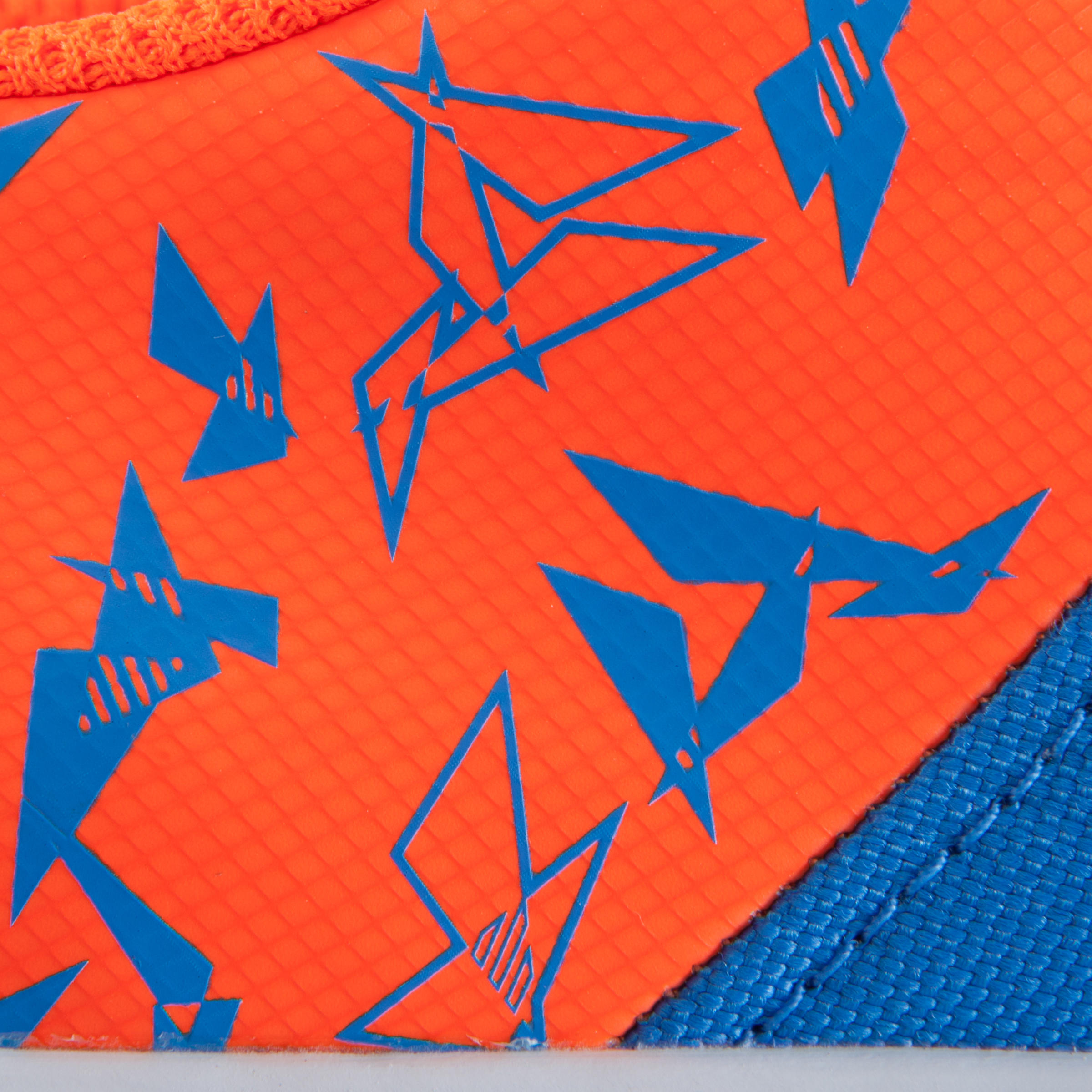 CLR 500 HG Kids' Hard Pitch Football Boot - Blue/Yellow 14/16